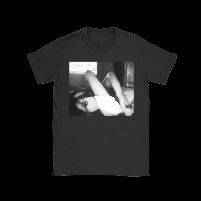 miss behaves black tee